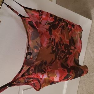 Cabi sheer floral cami